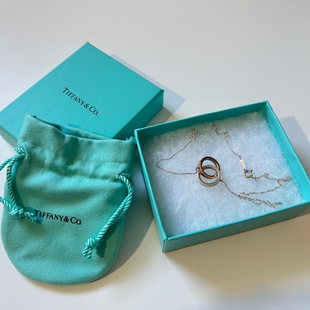 Tiffany & Co interlocking circles pendant necklace